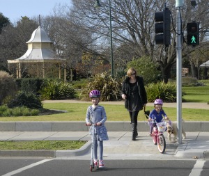 Jasper Road crossing lights up!